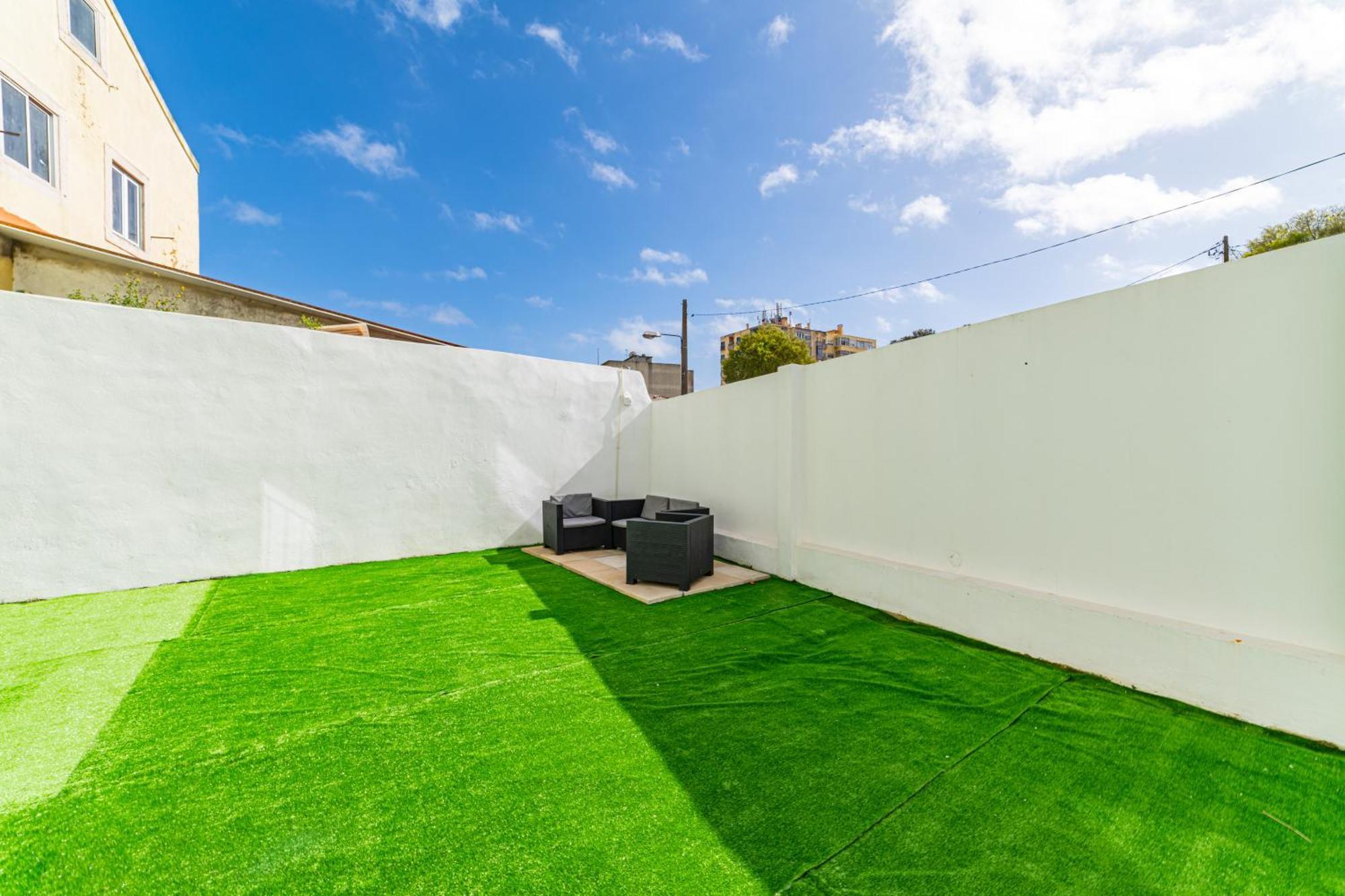 Ajuda Charm Apartment With Garden Lissabon Exterior foto